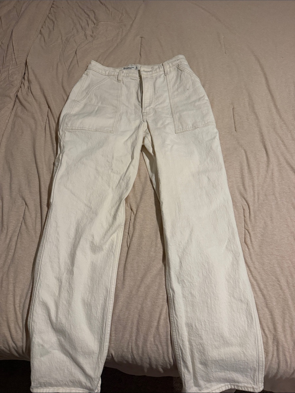 Abercrombie and fitch curve love cargo denim jeans